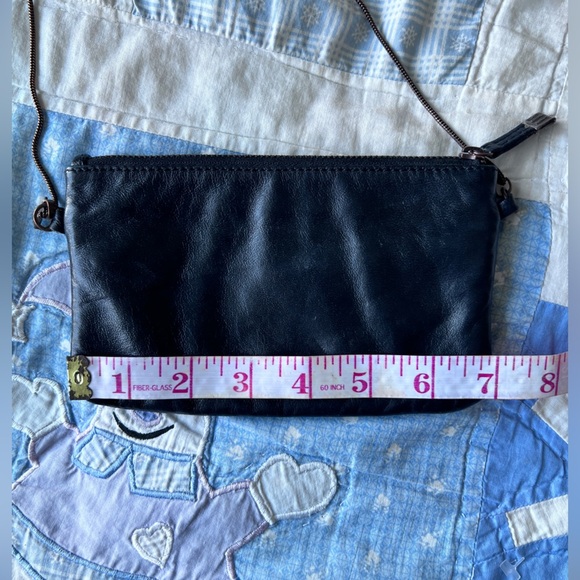 Silence & Noise Urban Outfitters Black Leather Suede Mini Crossbody Bag - Picture 12 of 14